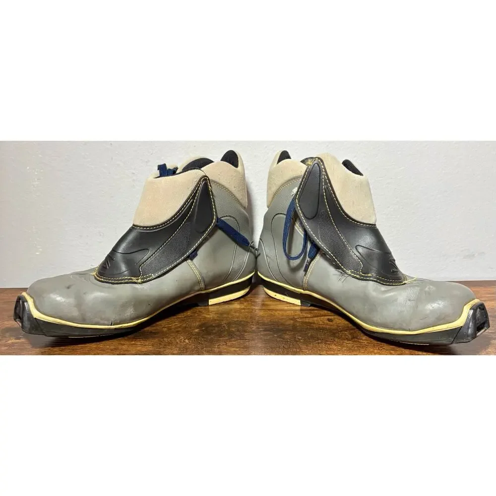 SALOMON E4 Cross Country Ski Boots (Size EU38 US 7.5) Profil Gray Sz 11.5